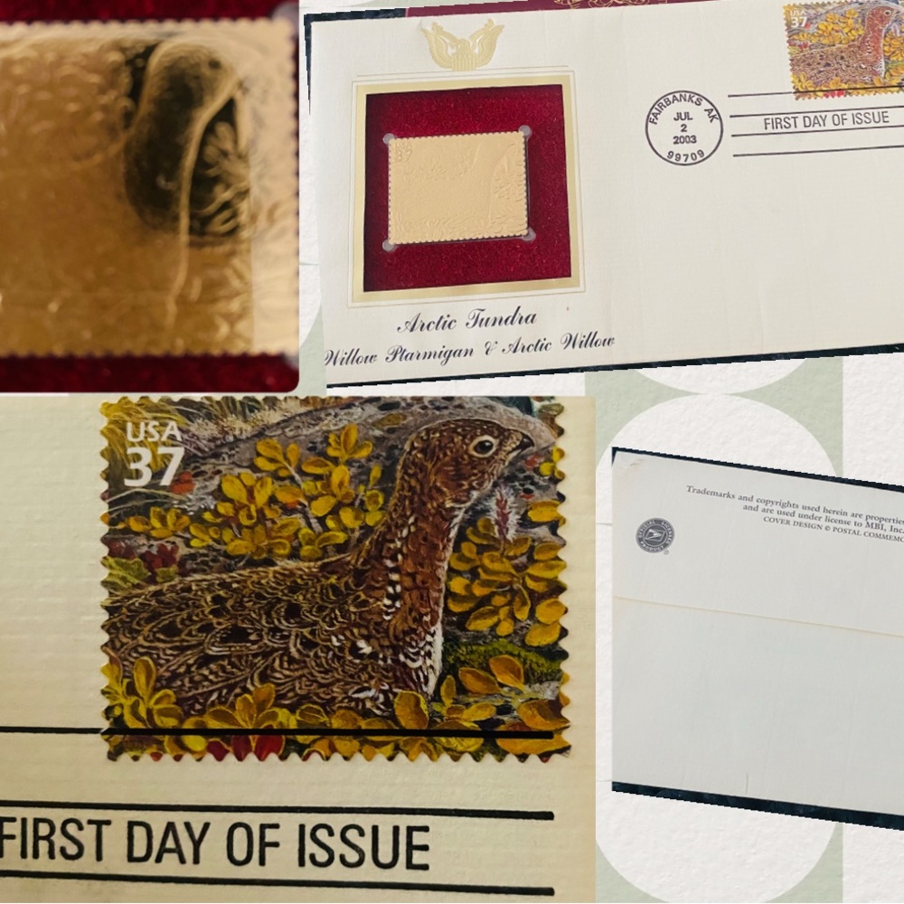 Arctic Tundra First Day of Issue Stamp Collection
